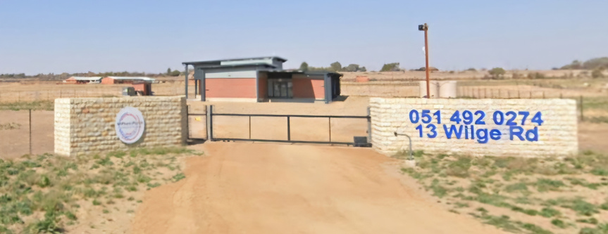 Entrance gate of AniPharm's facility at 13 Wilge Road, Bloemfontein
